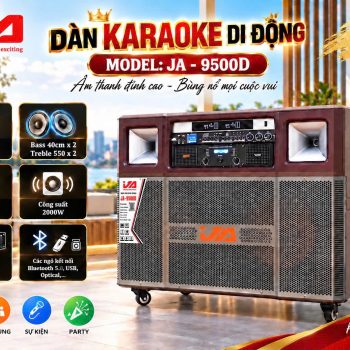 Loa JA 9500D NEW Chính Hãng – Loa Kéo Điện 2000W